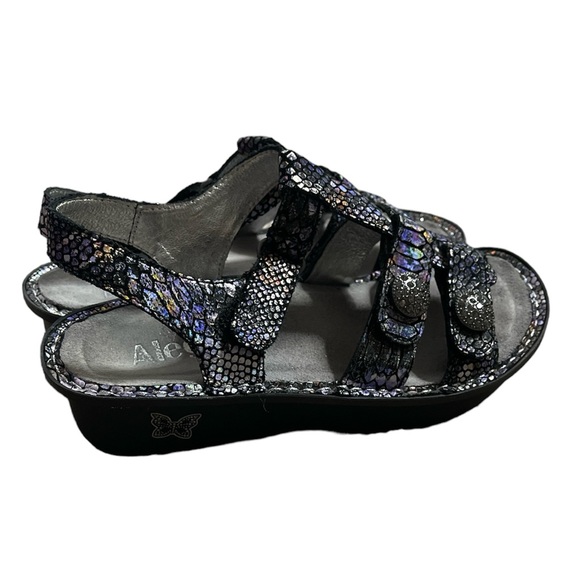 Algeria by PG Lite SZ 36 Dress Sandal Color Zesty Style  Adjustable Straps - Picture 6 of 8